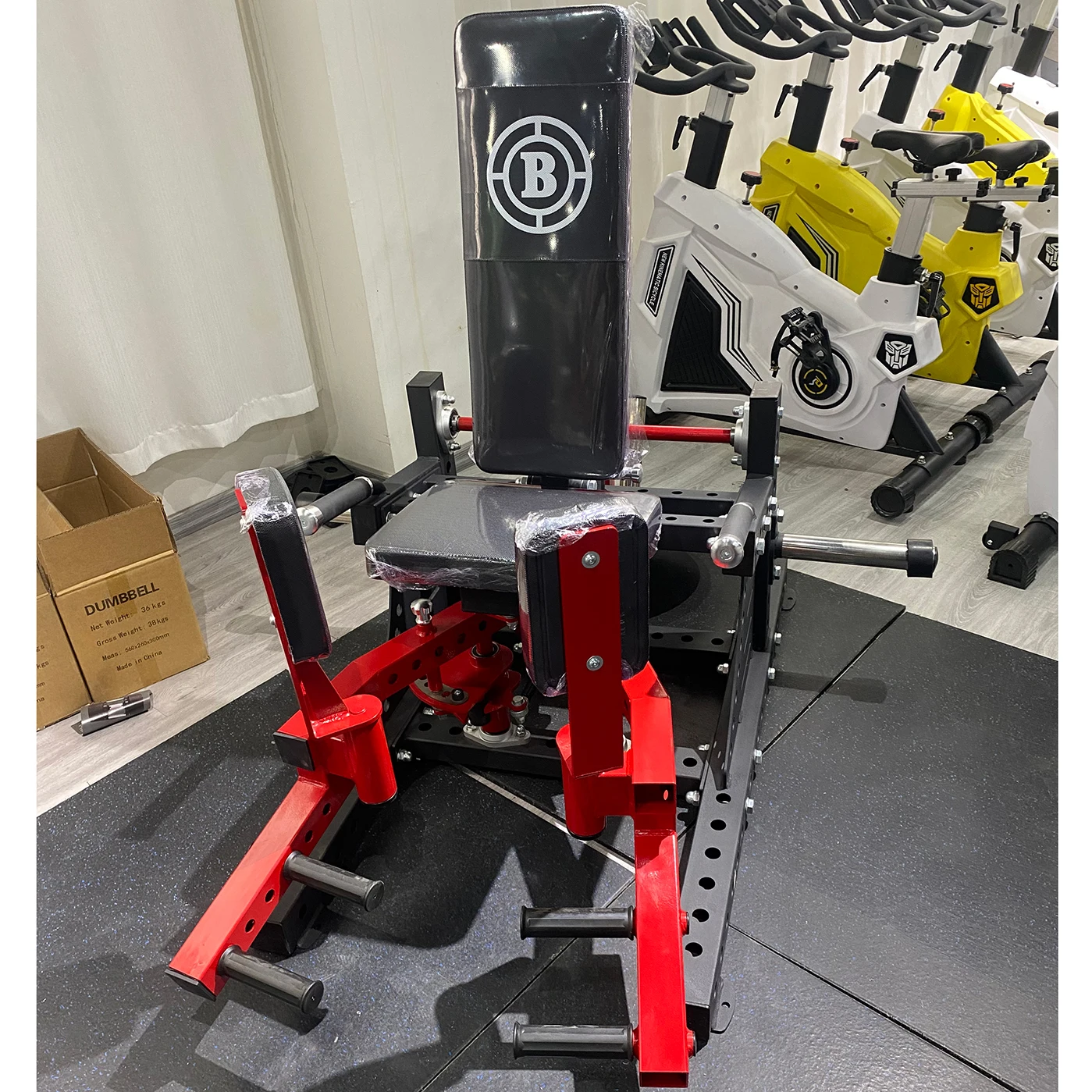 Custom Commercial Gym Strength Equipment Double-In-One Abductor/Adductor Exercise Machine for Inner & Outer Thighs Leg Function