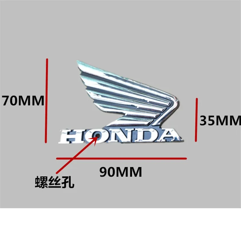 Motorcycle Honda Stickers Wing Decal Emblem Tank Logo for Dio CBR VFR Cg125 Cb Cbf