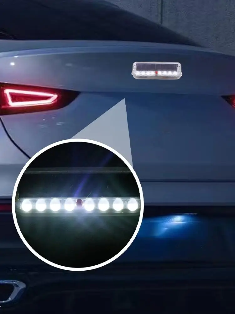 AliExpress Warning Lights Anti-Collision Solar LED Trailer Lights Super Bright Rear Bike Light Waterproof Turn Signal Light Car Exterior