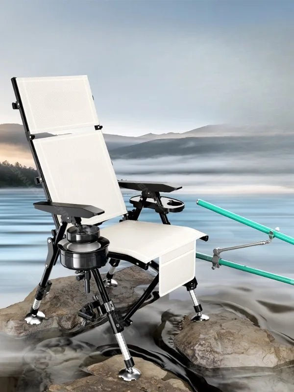 

Fishing chair 2025 new European-style wild fishing special folding portable all-terrain new full set of chairs