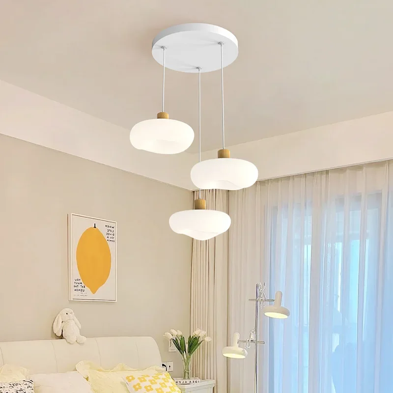 

Cloud Chandeliers Modern Minimalist Cream Restaurant LED Hanging Lamp for Dining Table Bedroom Kitchen Island Lights Home Decor