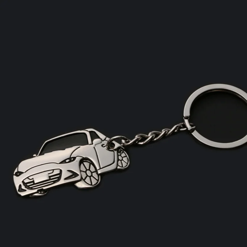 

Zinc-Aluminium Alloy Stylish 3D car design keychain for Men Women Car Pendant Keyring Cartoon Cute Creative Various car models