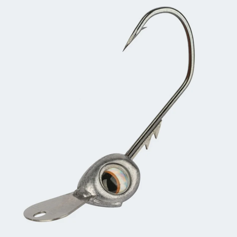 Angeljigkopfhaken mit Tauchbrett-Köder, Schwing-Minnow-Wobbler, 4X verstärkte Haken, zum Grundangeln, 5 Stück im Set, SALE – Detail 5
