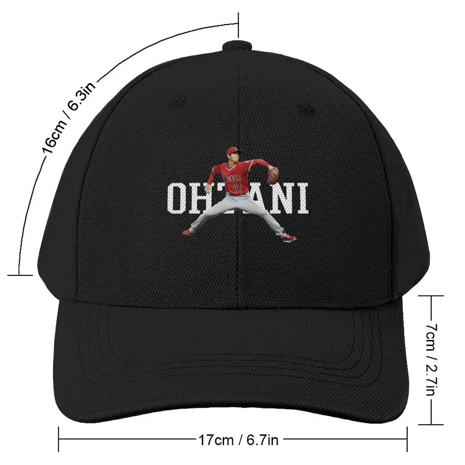 Ohtani star 17 shirt baseball , shot ball Baseball Cap New Hat Hat Man For The Sun hard hat Ladies Men's