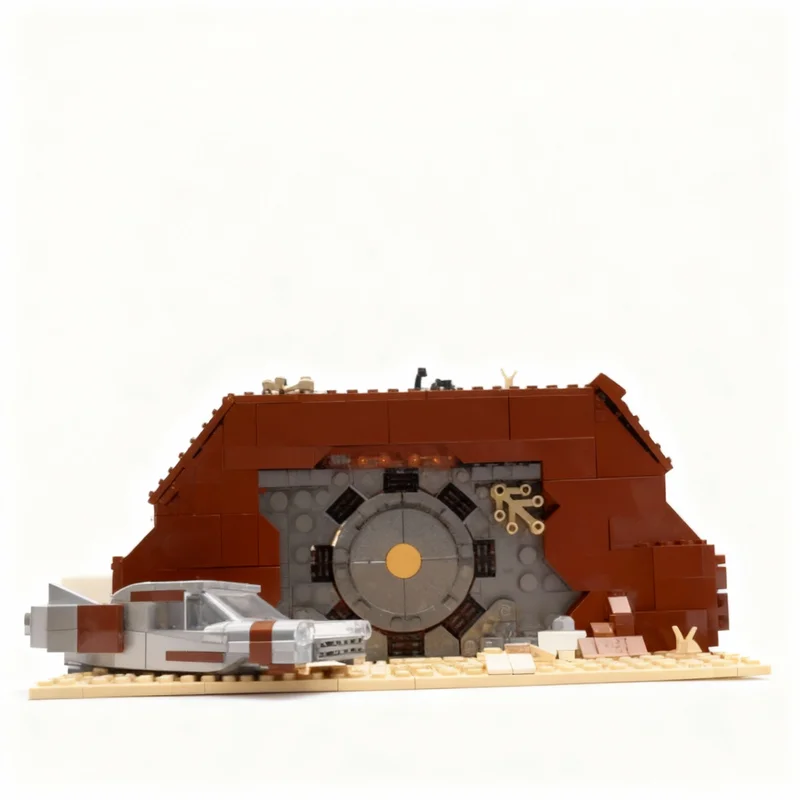 533pcs MOC Fallout Vault Door Games Model Building Blocks Architecture Christmas Gift Toy Assemble DIY Education Creative Idea