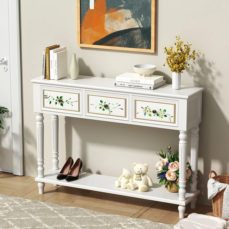 Aesthetic Elegant Console Tables Premium Beauty Trendy Classic Console Tables With Storage Luxury Table Console Entrée Furniture