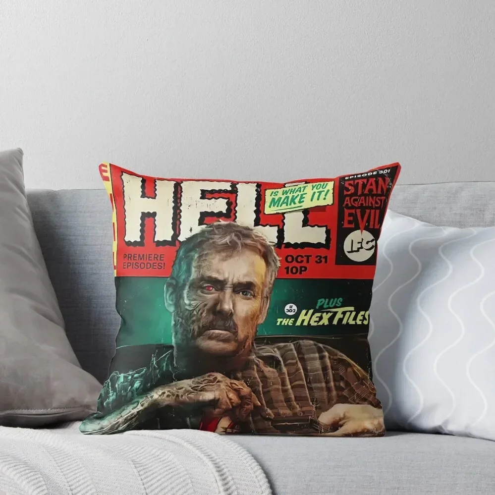 Stan Against Evil Hell Is What You Make It Comic Throw Pillow Decorative pillow case covers for pillows pillow