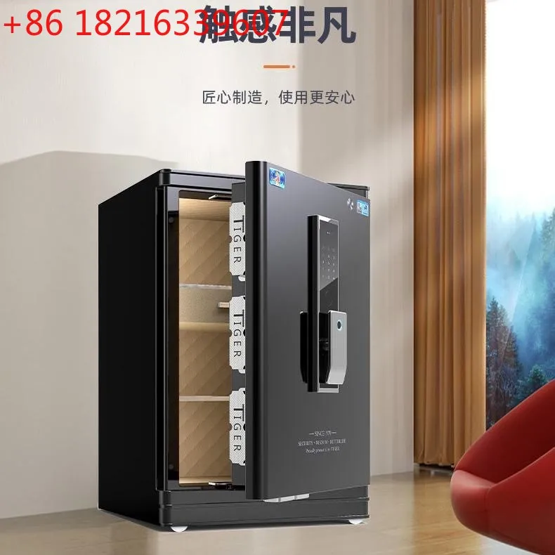 آمن لبصمات الأصابع المكتبية بالكامل من الفولاذ المقاوم للسرقة مع المعايير الوطنية CSP آمن منزلي معتمد #1