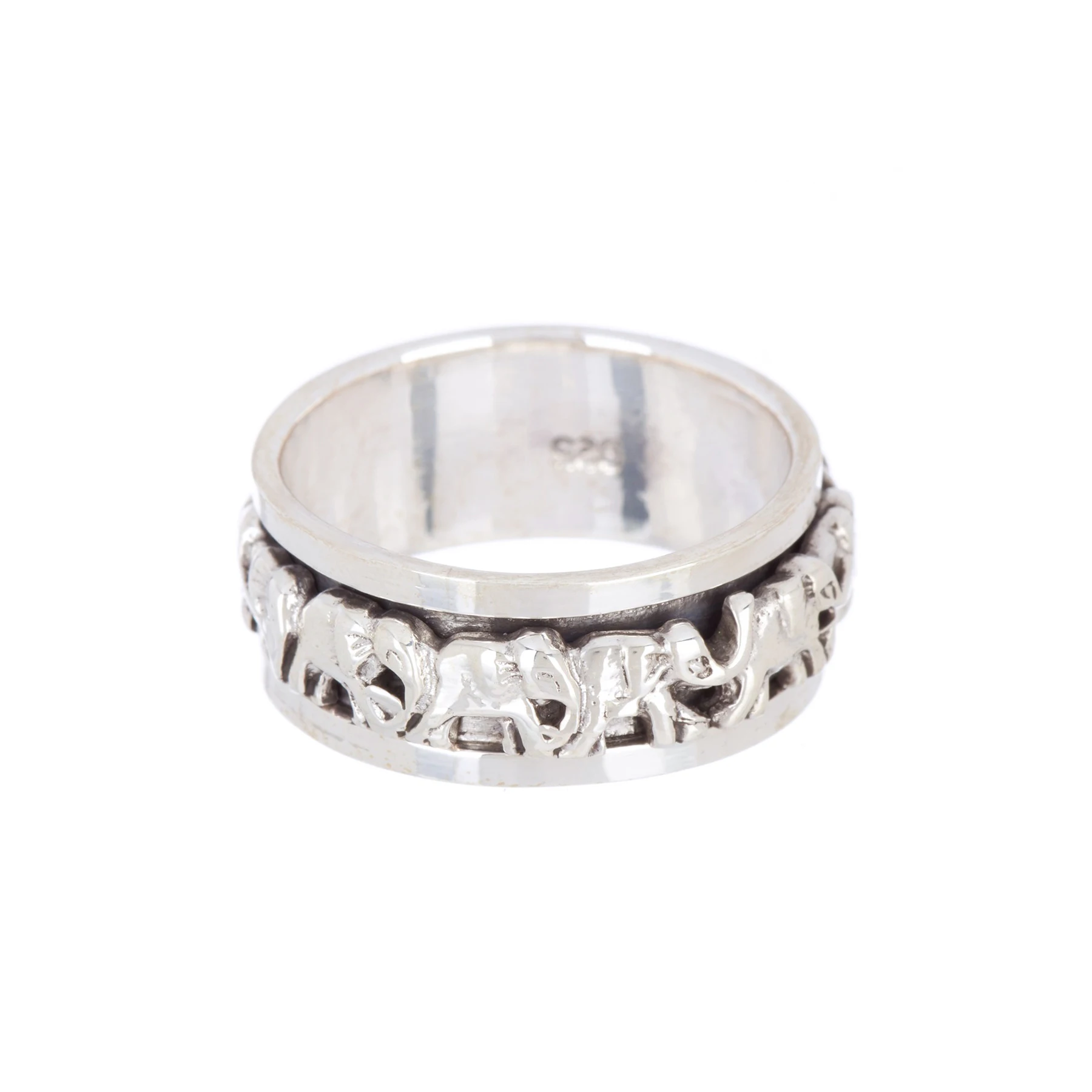 Handmade Elephant Spinner Ring- SF Fashion Spinner Ring for Women