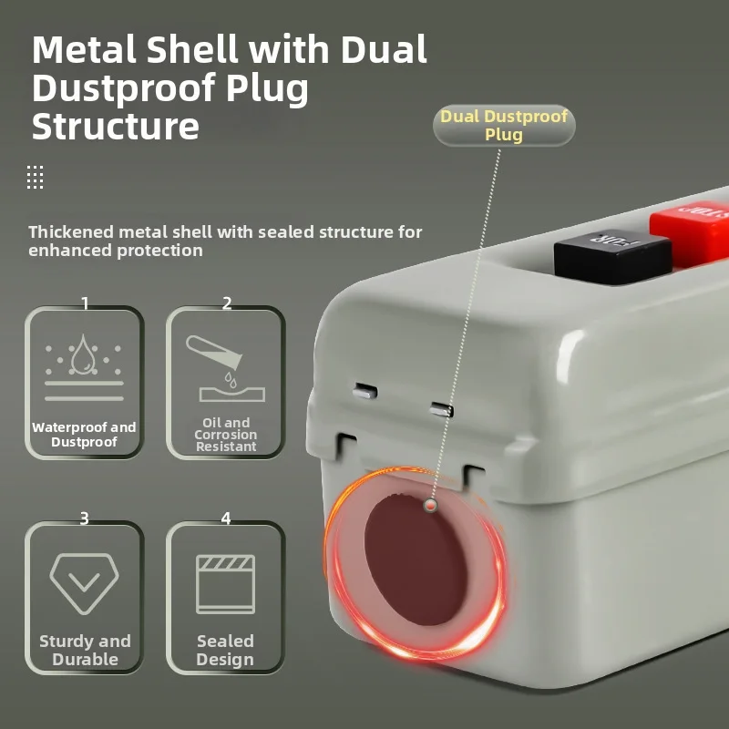 For Industrial Control Panels Push Button Switch Screw Fixing Installation Water Dust Pressure Resistant For Industrial Machines