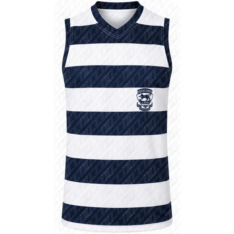 Girondins, Youth Training Vest, Sports and Fitness Vest, Sleeveless Australian Football Jersey, Replica Team Uniform