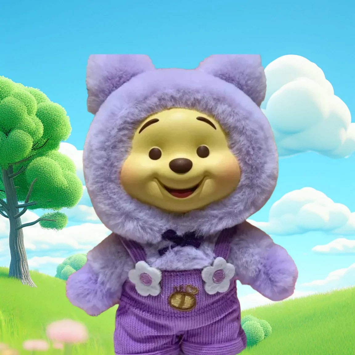 

Disney Винни Пух слепая коробка виниловая плюшевая конфетная кукла-медведь фигурка орнамент рюкзак кулон детская игрушка подарок на день рождения