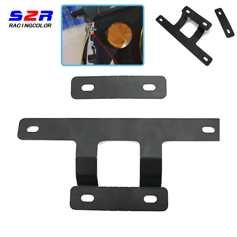 

Motorcycle Accessories License Plate Holder Heightening Reinforcement Support Mount Bracket Registration For Peugeot Django 150