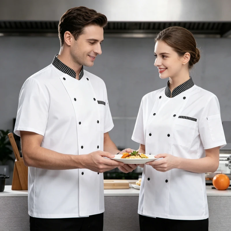 comfortable-chef-workwear-unisex-school-cafeteria-back-kitchen-workwear-cafeteria-kitchen-dirt-resistant-uniform