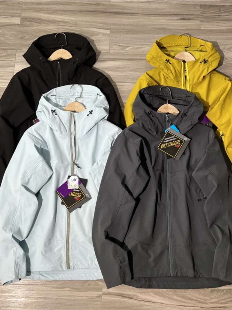 

Men's Outdoor Casual Breathable Windproof Softell Jaet Hooded GM LT Series by Nioka Faionable Urban Sle Polyester