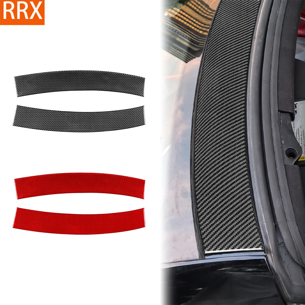 For Chevrolet Corvette C8 Z51 Z06 2020-2023 Real Carbon Fiber Sticker Front windscreen roof panel Car Accessories decorative