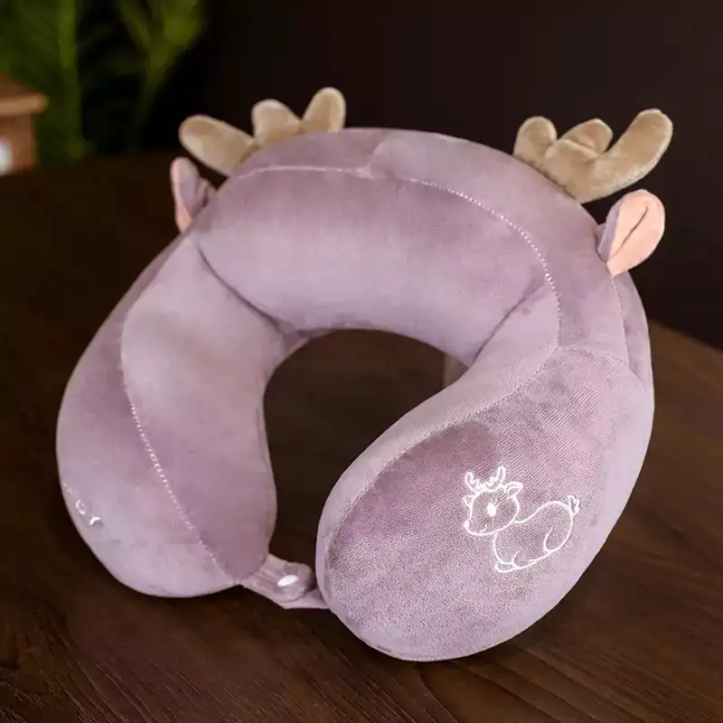 Dookilive Animal Shaped Neck Pillow Nap Pillow