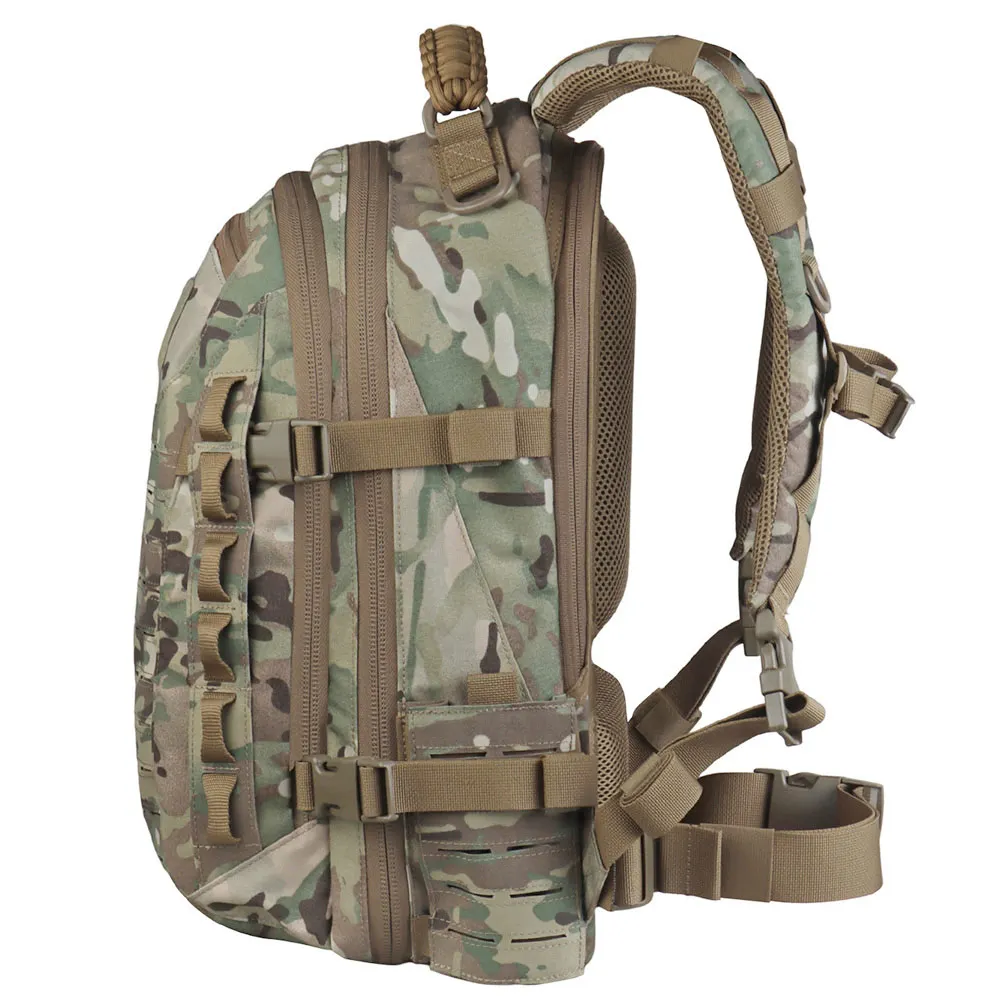12 Color Tactical Assault Backpack 25L Large Capacity Water Storage Pouch MOLLE System Multi-purpose Hiking Camping Travel Bag