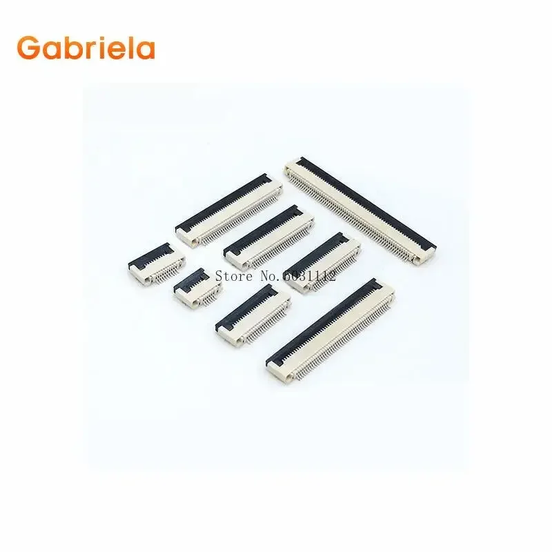 

10 шт. разъем FPC FFC 0,5 мм раскладушка нижний контакт типа 4P 6P 8P 10P 12P 14P 16P 18P 20P 24P 26P 30P 32P 34P 40P