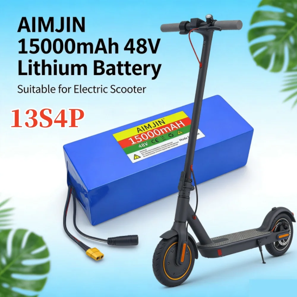 

13S4P Lithium Battery 48V 15AH 18650 500W Battery for Various Electronic Devices and Transportation Equipment+charger