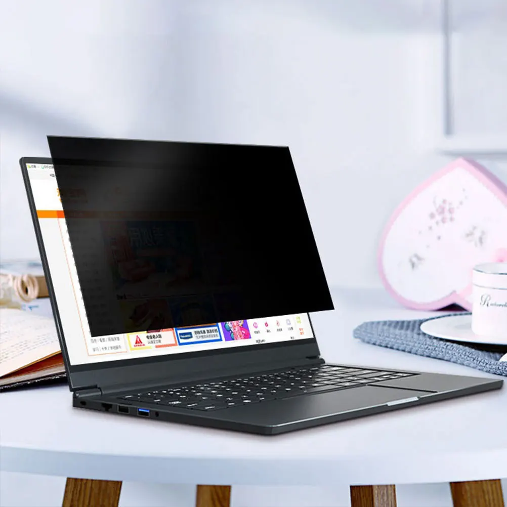 

1Pcs Computer Privacy Screen Protector Ultra-Thin Black Monitor Leak-Proof Film for Office University Laptop Notebook Filter