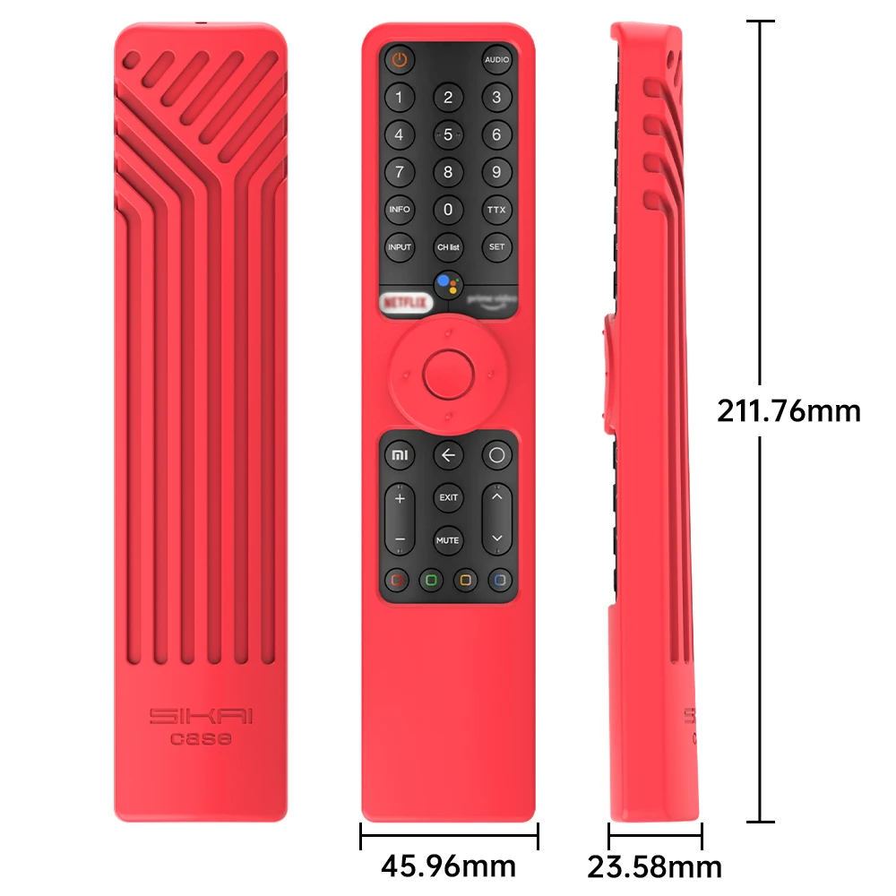 Silicone Remote Case For Smart TV Xiaomi Mi TV MAX 86\'\' A2 Q1 P1E Q1E P1 32 43 50 BT Voice Remote Control Cover XMRM-19 TV Stick