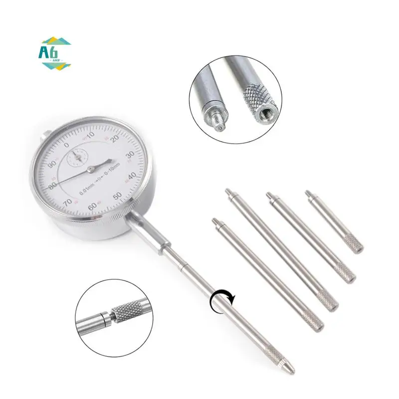 

A60F-6 шт. набор удлинительных стержней циферблатного индикатора, резьба M2,5, длина 30-150 мм, измерение для циферблатных и цифровых индикаторов