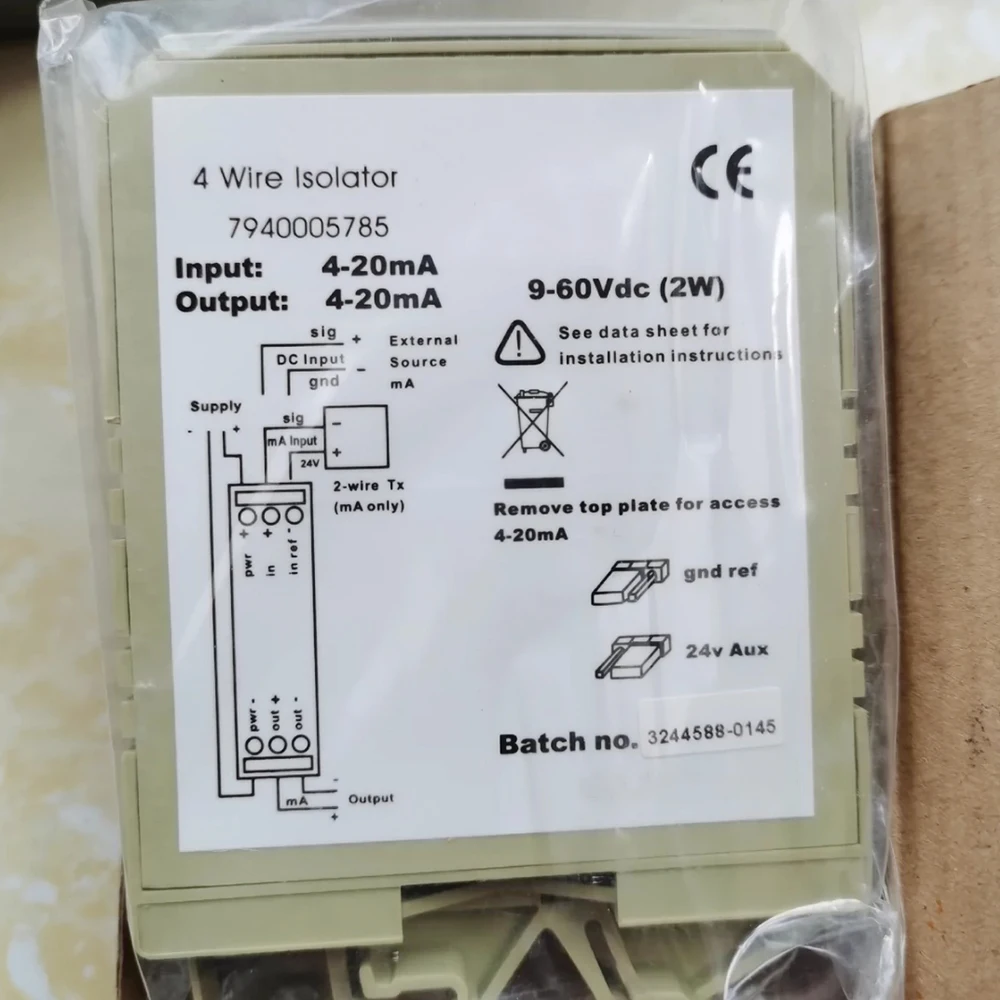 Signal Isolator 7940005785 DeciPak Isolator 4-20mA 4-20mA For Weidmuller