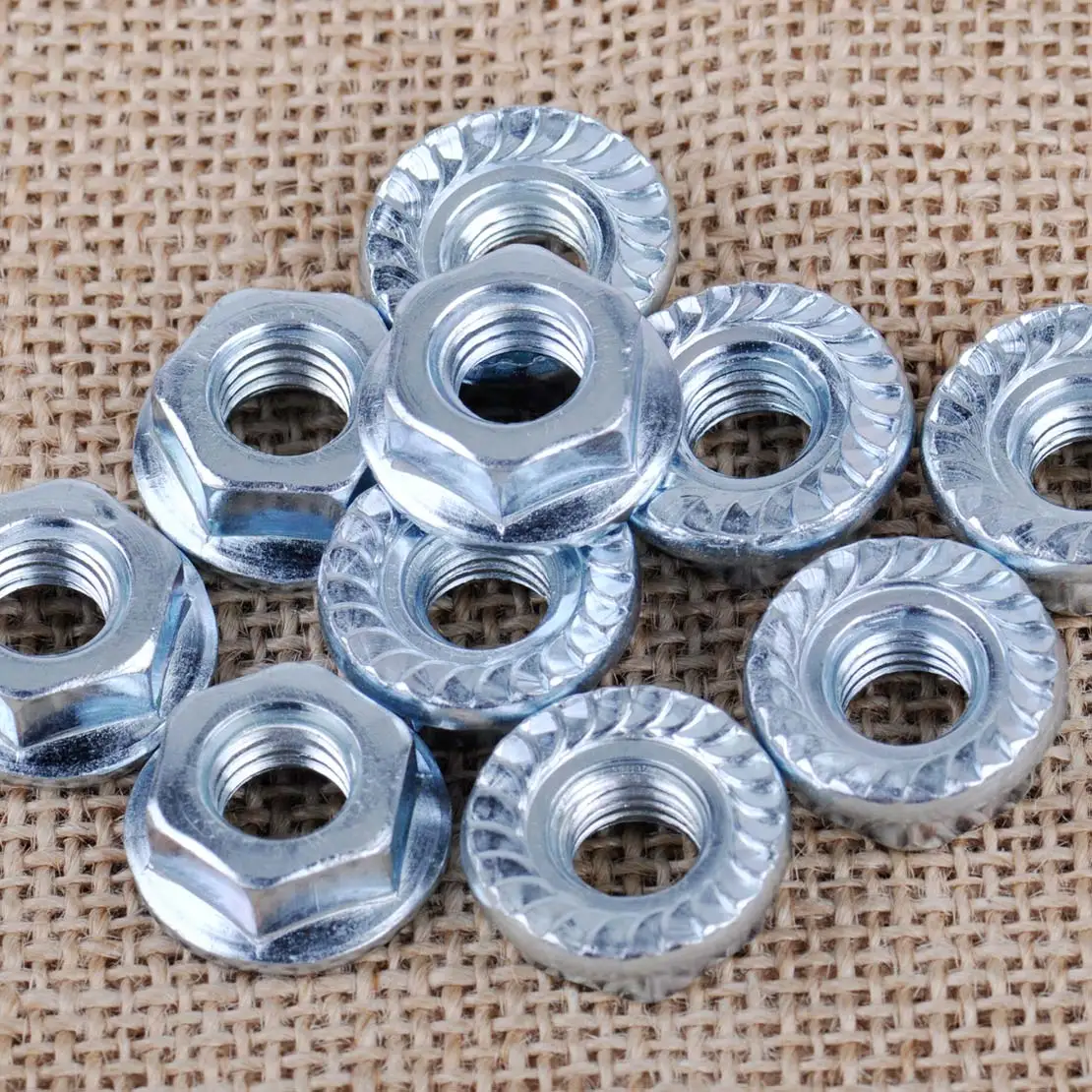 Letaosk Novo 10 Peças Porcas Barra de Metal mm Substituição Apto para Husqvarna & Jonsered Motosserra