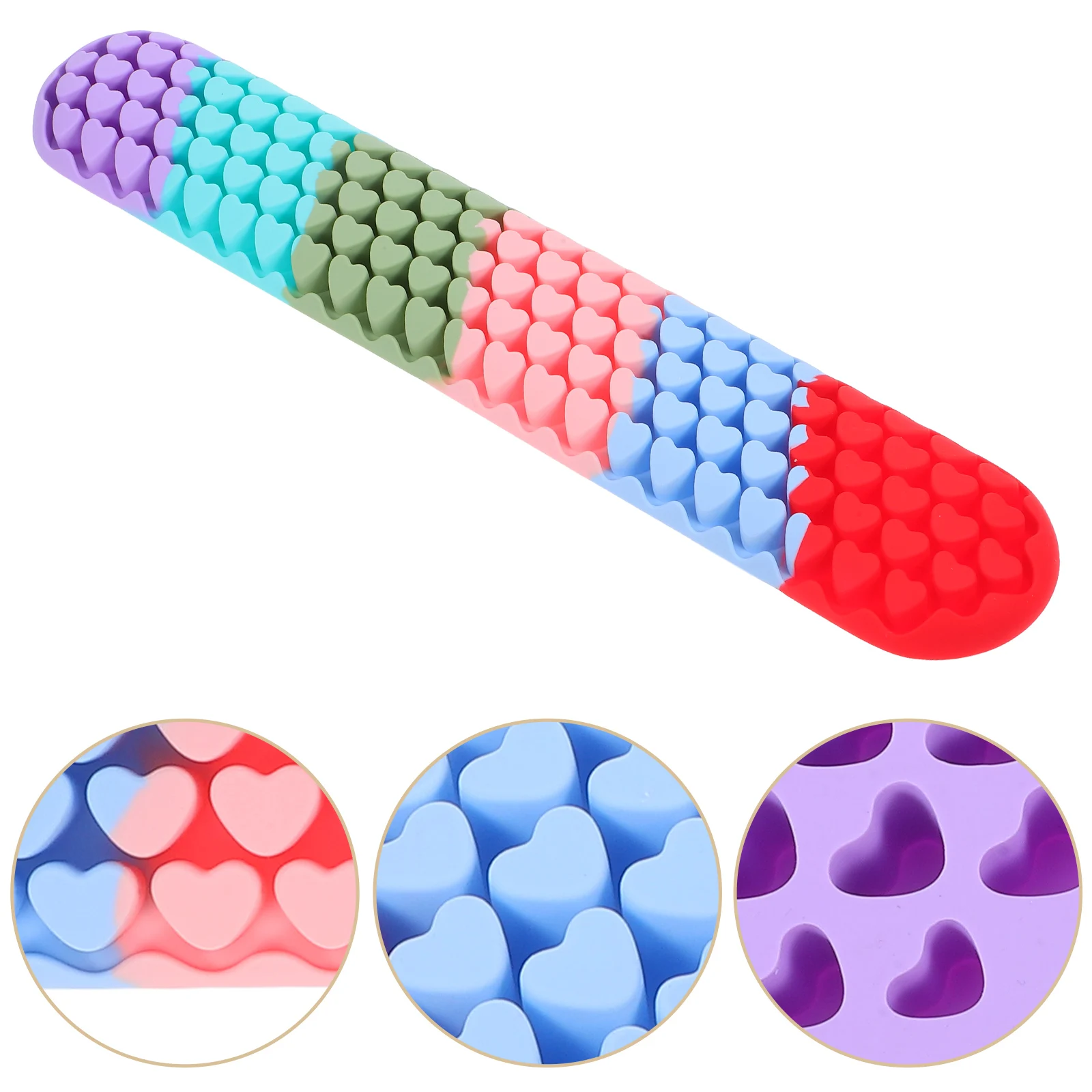 

Office Silicone Wrist Rest Heart Shape Keyboard Pad Soft Breathable Wrist Mat Cute Cushion for Comfortable Typing