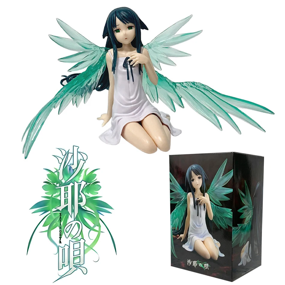 12cm Anime la canción de Saya periférico Saya no Uta Pure Love Girl Saya PVC modelo Kawaii colección de figuras de acción juguetes regalos