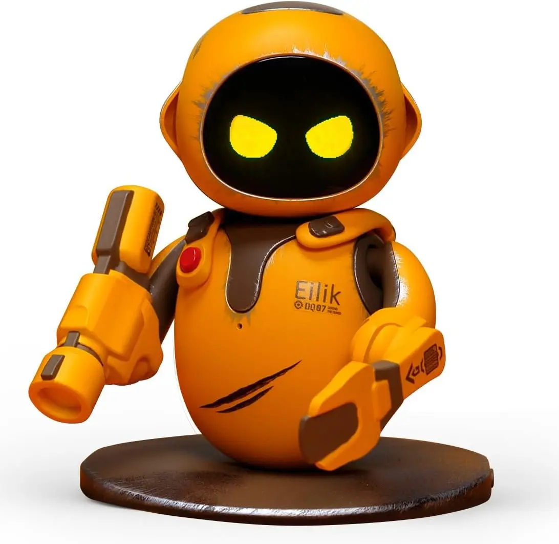 Eilik DQ - Touch Interactive Toys, Cute Robot Pets with Abundant Emotions. Idle Animations&Exclusive Mini-Games, Unique Gift