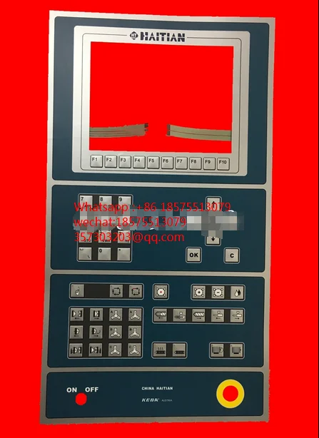 

Haitian Computer Key Film Press Keyboard KEBA K2-200 OP341/Y Protective Film For Saturn Injection Molding Machine16000KH