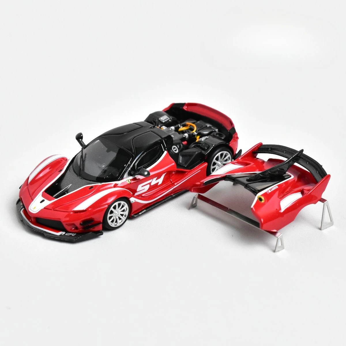 Little Toy X SH 1:64 Ferrari Prpryhorse FXXK EVO Supercar Open-cover Alloy Model