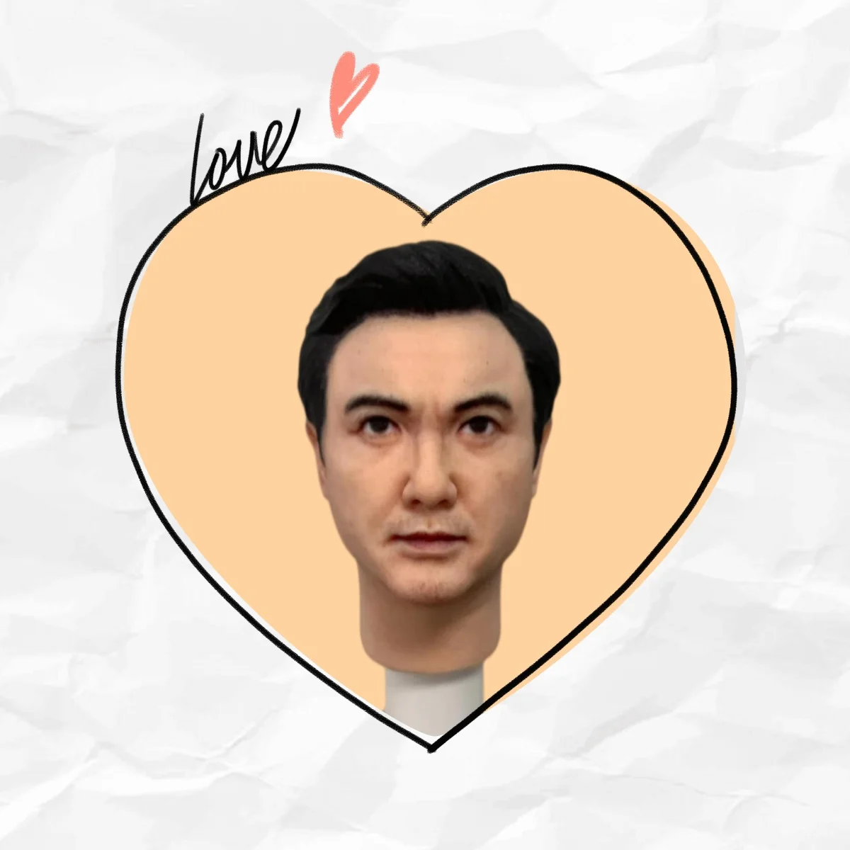 

In Stock 1/6 1/12 Realistic Makeup Modern Shen Teng Male Actors Head Sculpture For 12inchs/6inchs Tbl Action Figure Body