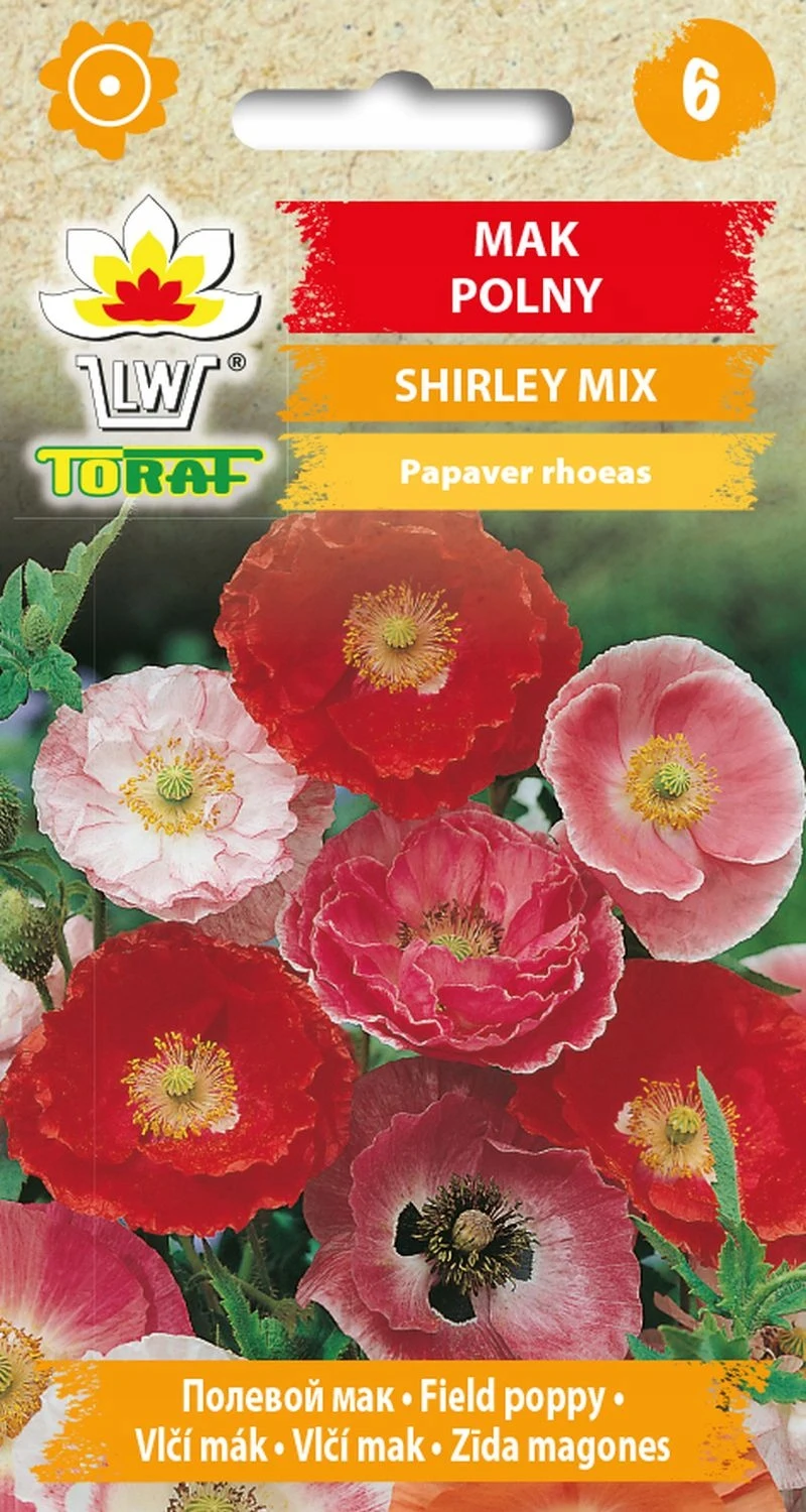 Feldmohn SHIRLEY MIX Blumensamen-563 Toraf