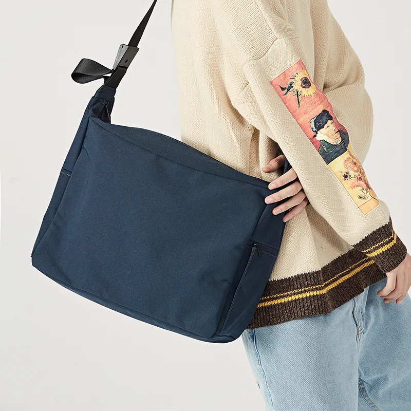 

2026 Новый стиль, модные качественные деловые мужские сумки, нейлоновые мужские сумки через плечо, дорожная сумка для мальчиков, корейская повседневная сумка