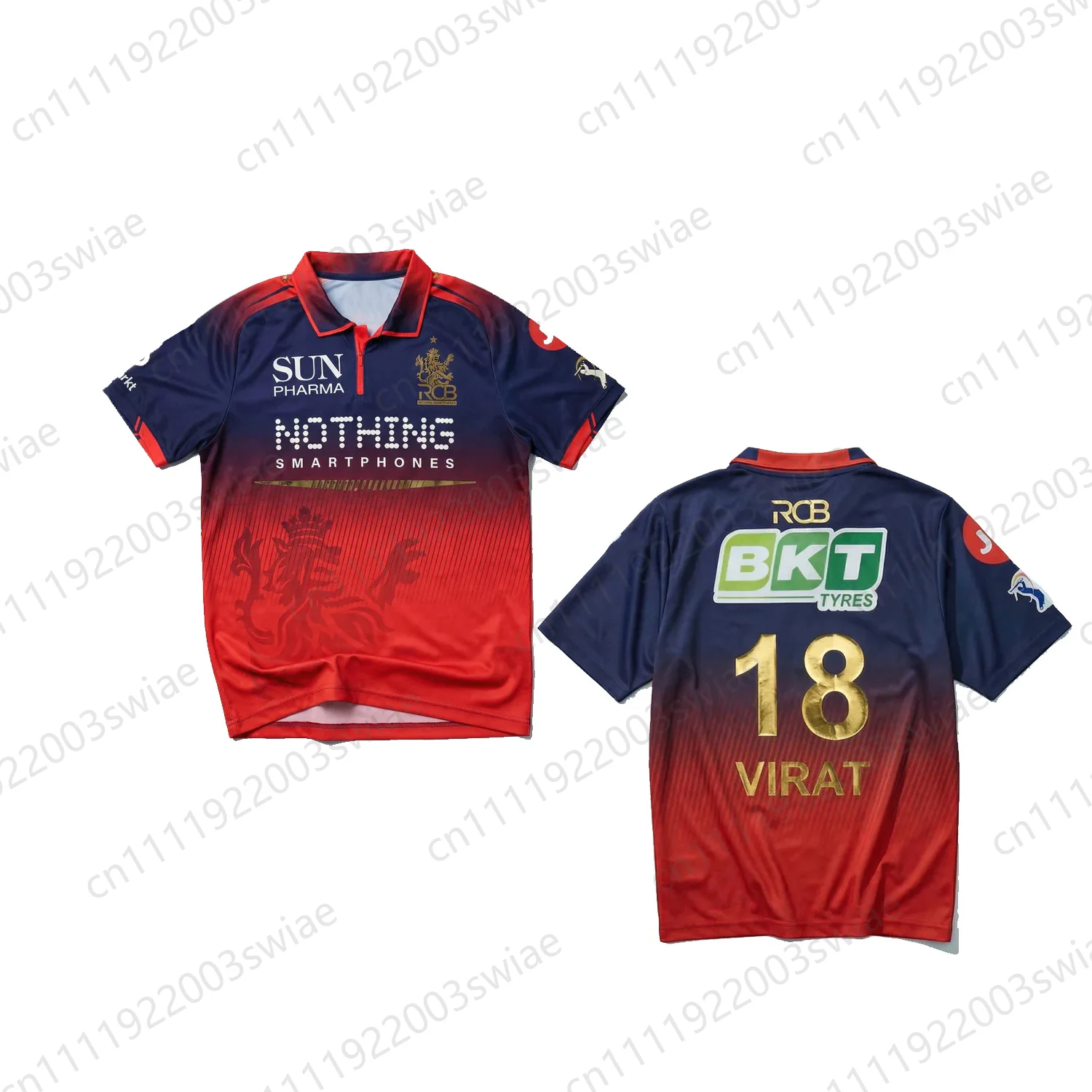 

2026 Classic Quick Dry All Season Adult/kids RCB 2026 Jerse Cricket Team Jersey Casual Sports T Shirt