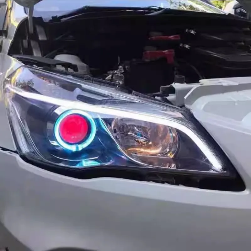

Dual lens Headlight Dynamic Running light for Suzuki ciaz alivio 15-18 modified LED Devil Eye Car Accessories