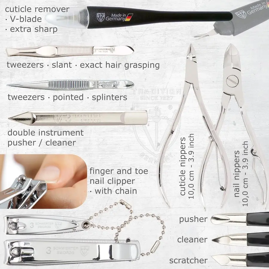 Kit de manicure e pedicure Swords Alemanha 141