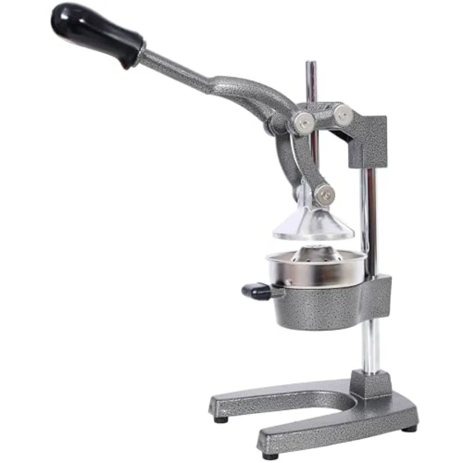 

Cast Iron Citrus Juicer Extra-Large Commercial Grade Manual Hand Press Heavy Duty Countertop Squeezer for Fresh Orange Juice Gr