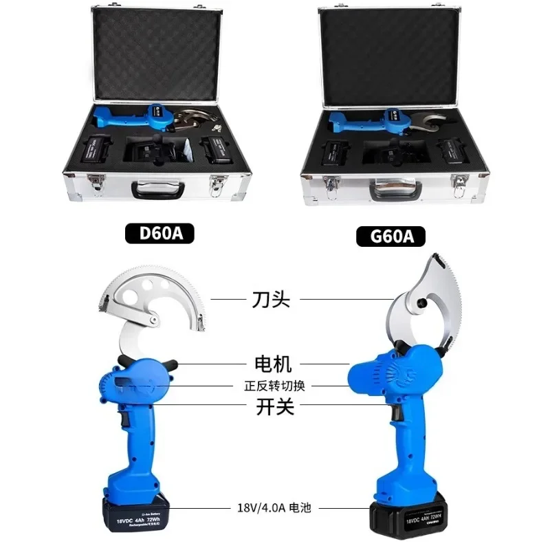 Electric ratchet cable shearing wire cutters wire cutters steel strands