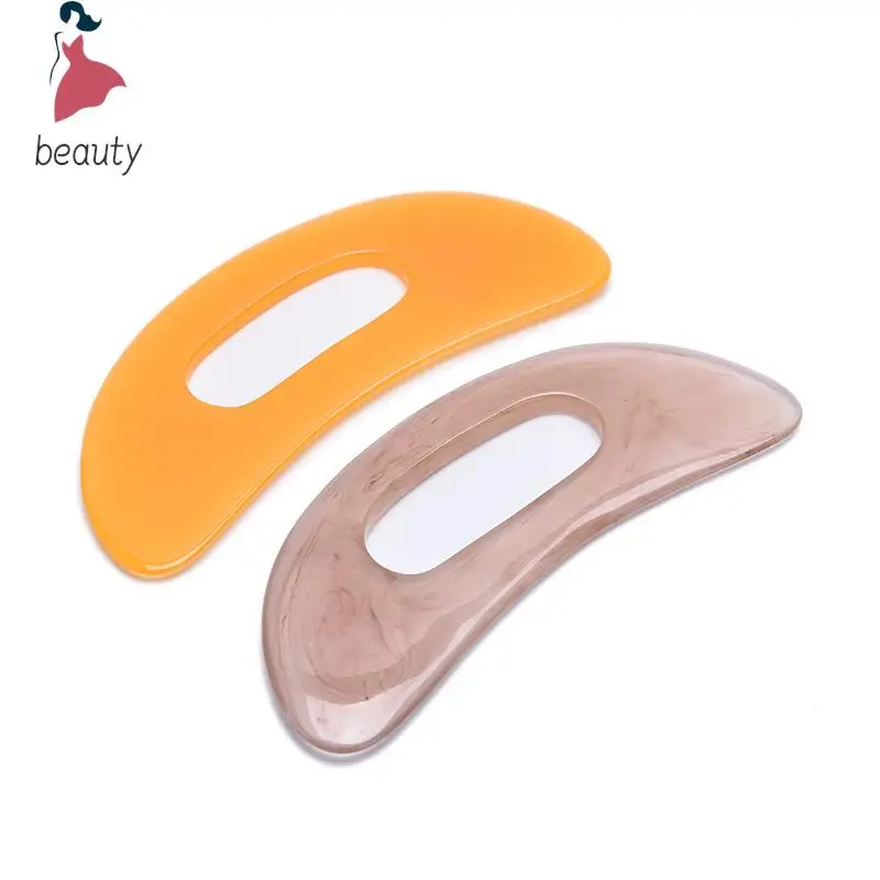 1pcs Natural Beeswax Scraper Guasha Board Back Neck Body Acupuncture Scrapping Beauty Tool