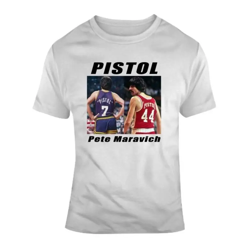 

Футболка Pistol Pete Maravich Legend Basketball Goat Fan