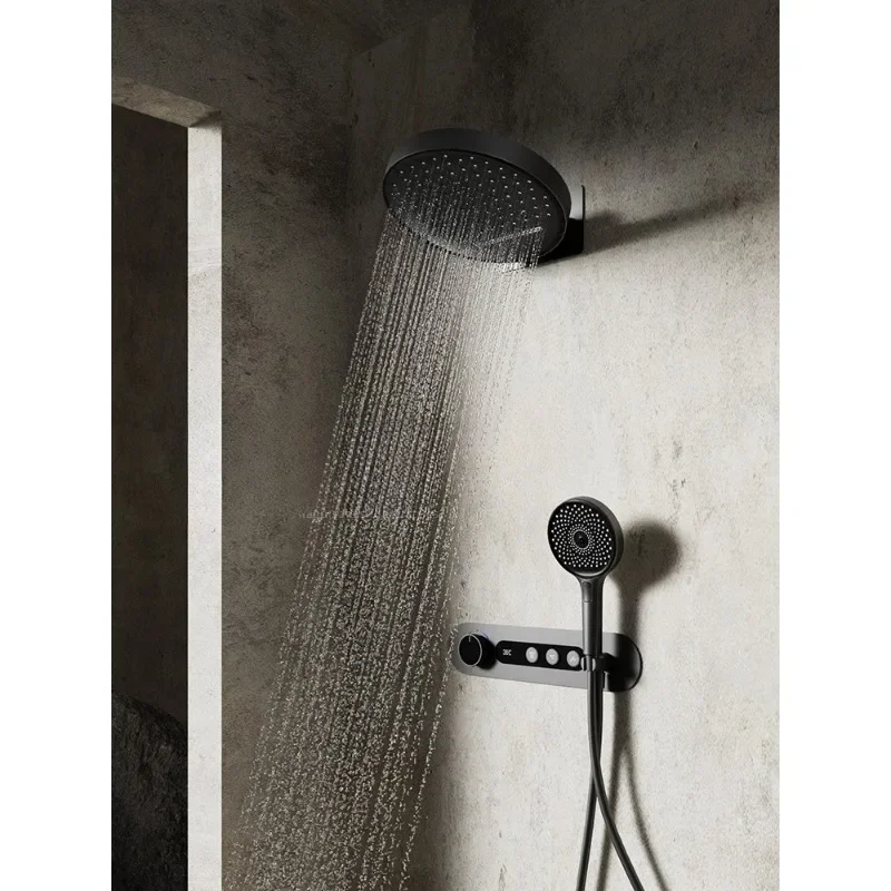 

Скрытый душевой набор с цифровым дисплеем постоянной температуры, встроенный в скрытой стену