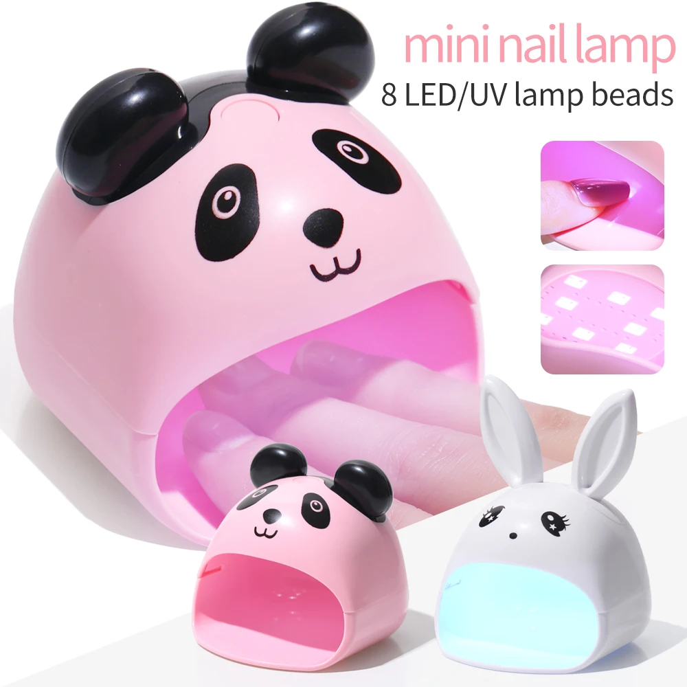 

YIKOOLIN Animal Nail Lamp Single Finger Phototherapy Machine Nail Dryer Manicure Tools Nails Art UV Gel Polish Drying USB Lamp