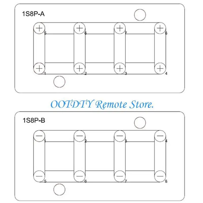  PC ABS 21700 Battery Case Battery Storage for High Performances Energy Module