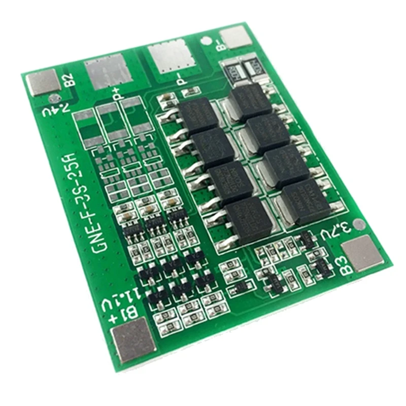 1 Piece Protection Board BMS Lithium Battery Charger 12V 25A With Power Battery Enhance PCB Protection Board