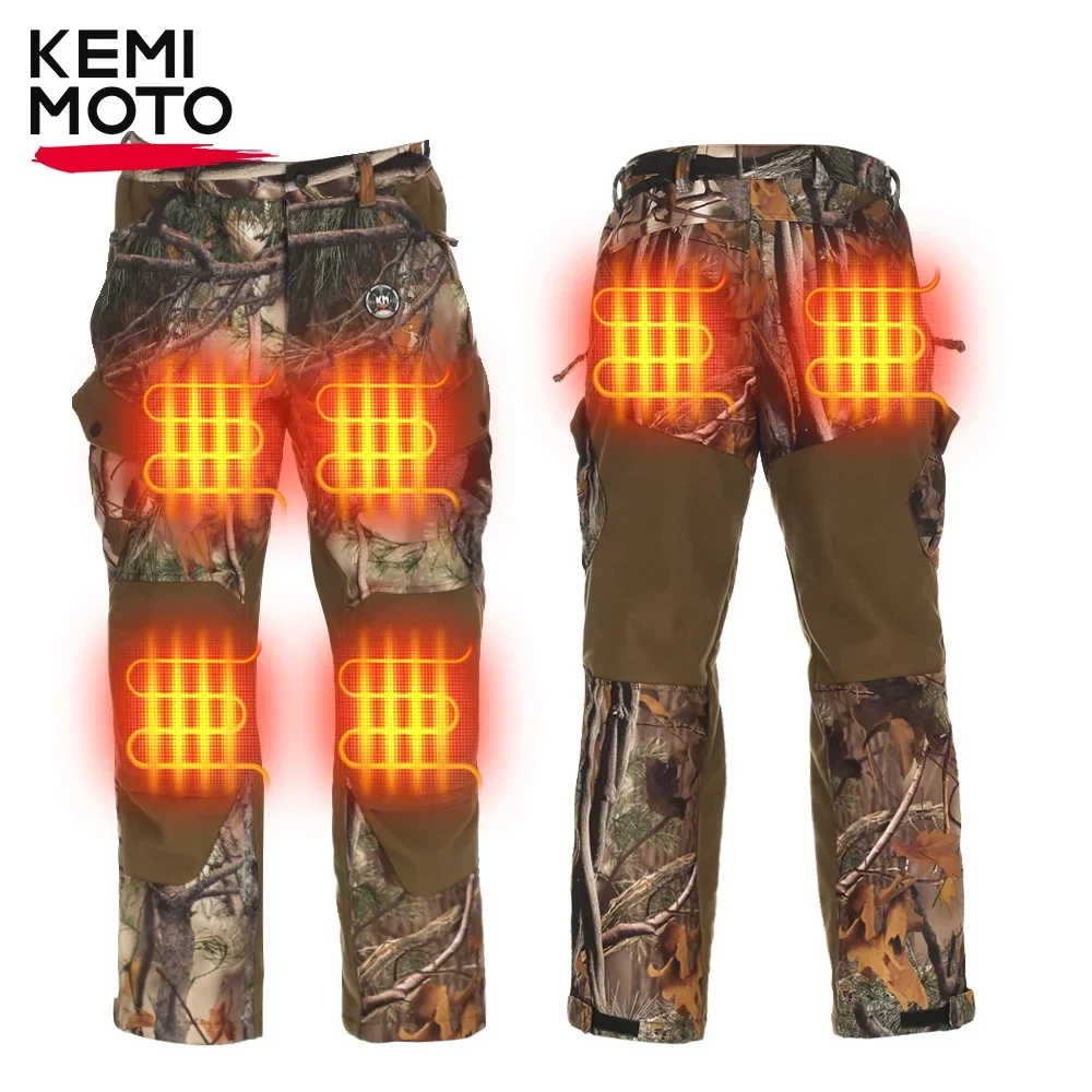 

Heated Pants Hunting Trousers Men Women 6 Heating Areas 20000mAh Battery Slient Waterproof Surface for Winter Outdoor Equipment