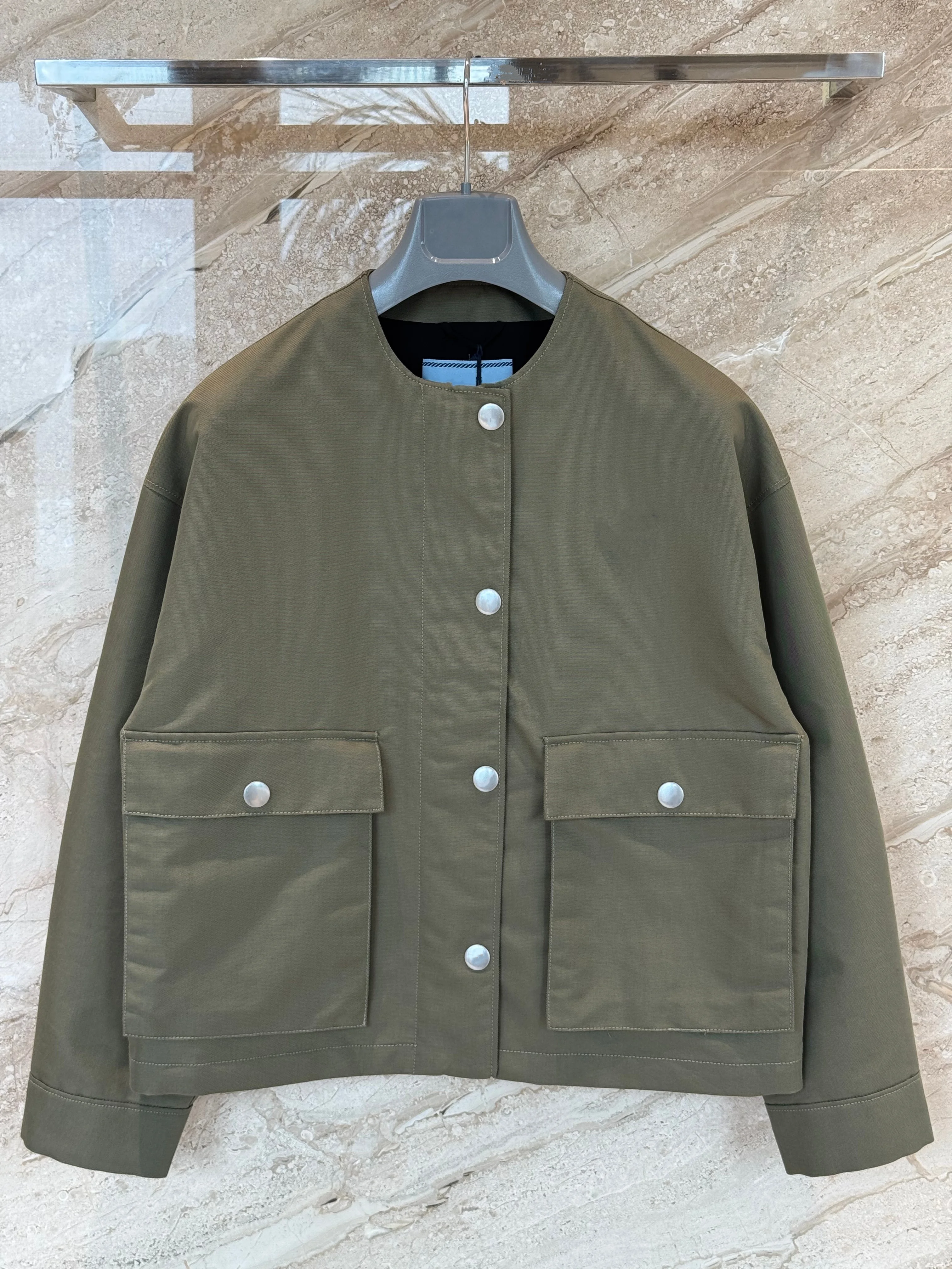 Women's Loose Casual Round-Neck Jacket Versatile Autumn Winter New 2026 Fashion Outerwear for Ladies